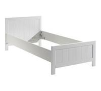 GASTON - Lit 90x200cm Laqué Blanc - Altobuy Blanc