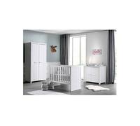 GASTON - Pack Lit Bébé 60x120cm + Commode + Armoire 2P - VIPACK