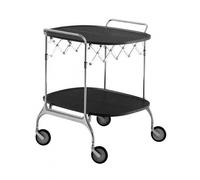 Kartell Gastone, Chariot, Chrome Noir