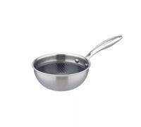 Gastro Inoxxa Black GSW Sauteuse inox tri-plis + Revêtement maillage acier antiadhésif D16