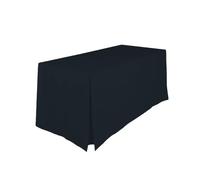 Gastro Uzal Housse de table de conférence Hambourg (noir, 180 x 80 cm)