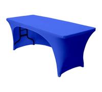 Gastro Uzal Housse de table de conférence Madrid - Ouvert d'un côté - Bleu - 70 x 140 cm