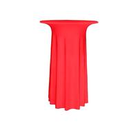Gastro Uzal Housse de Table Mange-Debout de Luxe - Housse de Table Extensible - Housse pour Table de bière - pour Mariage, événement - Rouge - 80-85 cm