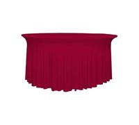 Gastro Uzal Housse de table ronde de luxe (bordeaux, 120 cm)