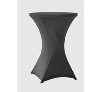Gastro Uzal Housse de table Zurich pour table haute - Anthracite - Diamètre : 80 cm