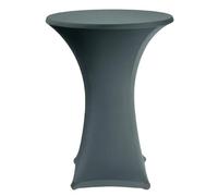 Gastro Uzal Housse de table Zurich pour table haute - Jeté de table - Bleu pétrole foncé - Diamètre : 60 cm