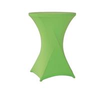 Gastro Uzal Housse de table Zurich pour table haute - Jeté de table - Vert - Diamètre : 80 cm