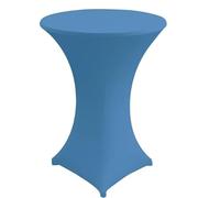 Gastro Uzal Housse de table Zurich pour table haute - Turquoise - Diamètre : 80 cm