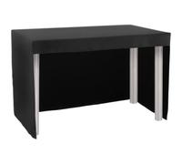 Gastro Uzal Housse pour table de conférence Berlin à une face ouverte (Noir, 80 x 120 cm)