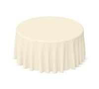 Gastro Uzal Nappe ronde 50 % polyester 50 % coton (crème, 160 cm)