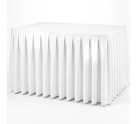 Gastro Uzal Skirting Blanche, 580 x 73 cm, pour Restauration, Restauration, Mariage