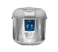 Fondue Gastroback 42518 Cuiseur à Riz Electrique 5 L pour 10 Tasses de Riz Bouillant Cuisson à la Vapeur 700W Blanco