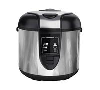 GASTROBACK Cuiseur à riz professionnel grand 3L - Cuisson automatique de riz, basmati, bouillie - Cuiseur vapeur pour légumes - Pot intérieur antiadhésif - Fonction maintien au chaud - Arrêt