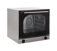 GastroHero Four à air chaud ECO 4x 454x357 mm manuel, Four Gastro, 230 V, acier inoxydable, 4 plaques incluses | CHR Fournitures de la restauration