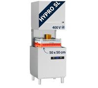 GastroHero HYPRO-HSM54SL Lave-hotte, dimensions du panier 50 × 50 cm, en acier inoxydable, avec doseur de nettoyage et de rinçage, pompe de vidange et d'augmentation de la pression, 400 V, fabriqué en