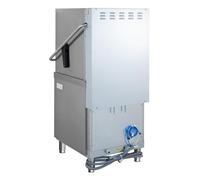 GastroHero PROFI-HSM54SL - Lave-capot - Dimensions du panier 50 × 50 cm - Acier inoxydable - Avec doseur de nettoyage et de rinçage - Pompe de vidange - 400 V - Fabriqué en Europe - Lave-vaisselle