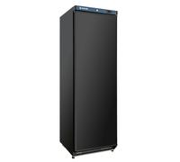 GastroHero Réfrigérateur de stockage 336 L, 5 étagères, noir LKSE400B | Verrouillable, 4 grilles d'insertion réglables en hauteur, 1 grille de fond, charnière de porte interchangeable