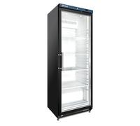 GastroHero Réfrigérateur de stockage 336 L, 5 étagères, noir LKSE400BG | Verrouillable, 4 grilles d'insertion réglables en hauteur, 1 grille de fond, charnière de porte interchangeable