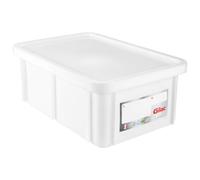 GASTROLAND Bac HACCP rectangulaire avec couvercle GILAC 35 L - Blanc