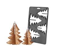 GastroMax - Emporte Pièce 3D - en Forme de 2 Sapins de Noël - Moule à Biscuits pour des Cookies Originaux - Pour un Noël Unique avec votre Famille et Amis