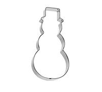 GastroMax - Emporte Pièce Patisserie pour Biscuits - en Forme de Bonhomme de Neige - Moule à Biscuits pour des Cookies Originaux - Pour un Anniversaire ou un Noël Uniques - 11 cm