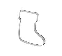 GastroMax - Emporte Pièce Patisserie pour Biscuits - en Forme de Chaussette de Noël - Moule à Biscuits pour des Cookies Originaux - Pour un Noël Unique avec votre Famille et Amis - 9 cm
