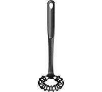 GastroMax - Fouet de cuisine facile d'utilisation et ergonomique - Forme spirale anti-grumeaux - Plastique solide sans BPA qui passe au lave-vaisselle - Noir