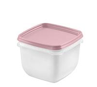 Gastromax - Lot de 4 Boîtes de Conservation Alimentaire - 0,75 L - Transparent/Rose
