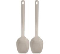 GastroMax Louche L | Gris | Pâtes, soupe, ustensiles de cuisine | Résistant à la chaleur | Approuvé pour les aliments et sans BPA | Lavable au lave-vaisselle | L30 x W7.50 x H4.50 cm (Lot de 2)