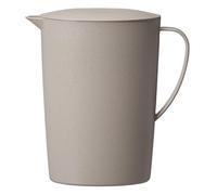 GastroMax Pichet avec couvercle 2 L BIO | Gris | Intérieur/extérieur | Pichet de porte de réfrigérateur | Approuvé pour les aliments et sans BPA | Compatible lave-vaisselle | L22 x W11 x H24 cm