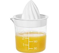 Gastromax - Presse Agrumes Manuel Transparent en Plastique sans BPA Qui Passe au Lave-Vaisselle - avec Graduations et Bec verseur - pour Les Citrons, Oranges, Citrons Verts - 10 x 11 x 13 cm