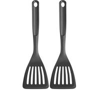 GastroMax - Spatule Ajourée - Conçue pour Vous Aider au Mieux en Cuisine - Accessoires et Ustensils de Cuisine Professionnels - Pour des Résultats Exceptionnels - 29,5 cm - Gris Foncé - Polyamide