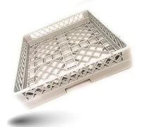 Gastronette Panier à vaisselle universel en plastique 50 x 50 cm à mailles fines empilables