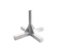 Gastronics Support pour brochettes en forme de croix 25 x 25 x 17,5 cm renforcé