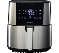 Gastronoma 18290007 Friteuse à air chaud 8 l 1800 W protection contre la surchauffe, avec écran, revêtement anti-adhésif, boîtier Cool-Touch, sans BPA noir,