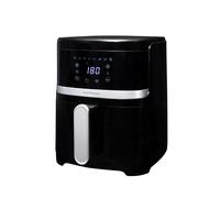 Gastronoma Airfryer 18290005, Airfryer Gastronoma 18290005 avec une capacité de 4,2 litres, écran tactile numérique et protection contre la surchauffe, noir/argenté