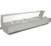 Gastronomie Bain Marie Chauffe-plats Bain-marie Porte-plats Catering Buffet 4x GN