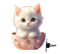 Gat Air Throwsrer - Diffuseur De Voiture En Forme De Chat | Chats Façonnent Le Clip D'aromathérapie Avec Sortie D'air Pour Voiture | Autao Paer Sea Odeur De Bande Dessinée Diffuseur Aromathérapie | C