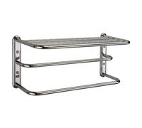 Gatco 1541 Double Towel Rack with Chrome Finish by Gatco