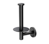 Gatco 4248MX Latitude II Vertical Toilet Paper Holder Porte-Papier, Noir Mat