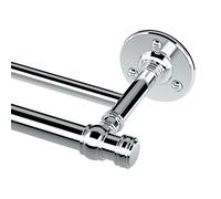 GATCO 4414 Cafe 61 cm double barre porte-serviettes, Chrome