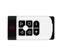 Gate Control Remote - ABS 7.3x3.76x1.3cm | Multi-Channel Cloning Garage Door Remote Key Fob | 300-915MHz Universal Gate Remoťe With 30-50m Range Rechargeable For Home