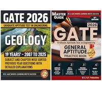 GATE Geology and GATE General Aptitude Practice Books 2026 [Set of 2 Book] | Previous Year Solved Papers with Detailed Solutions | Chapter wise Sorted PYQ & Practice Question Bank with Detailed Explan
