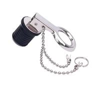 GATE14® Bouchon d'expansion en Acier Inoxydable pour Douilles avec œillet et chaîne Ø 22 mm