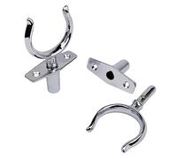 GATE14® Dames de nage pour Bateau 2 pcs avec Support en Laiton chromé Passage Aviron : 40 mm