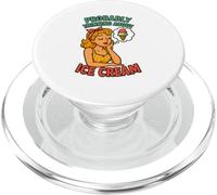 Gâteau Amusant avec Inscription « I'm Dreaming of Ice Cream Lover » PopSockets PopGrip pour MagSafe