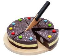 Gâteau au chocolat avec set de découpe G