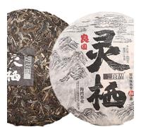 Gâteau au thé Puer vieilli cru vieux camarade Liang Pin Ling Qi Puer Thé 400g