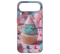 Gâteau d'anniversaire Bleu Rose Cupcake Coque pour iPhone Air