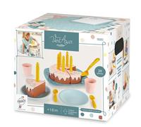 Ecoiffier - Jouet Gâteau d'anniversaire 1680 - Imitation aliments, dès 18 mois - Vert azur
